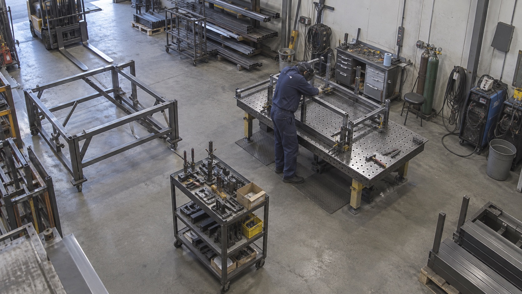 Illustrative fabrication workstation used in Seneca manufacturing demonstrations
